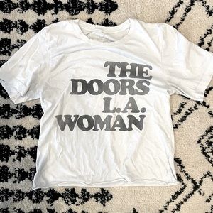 The Doors cropped band tee